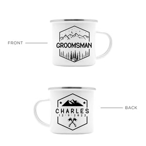Personalized Groomsman Campfire Mug