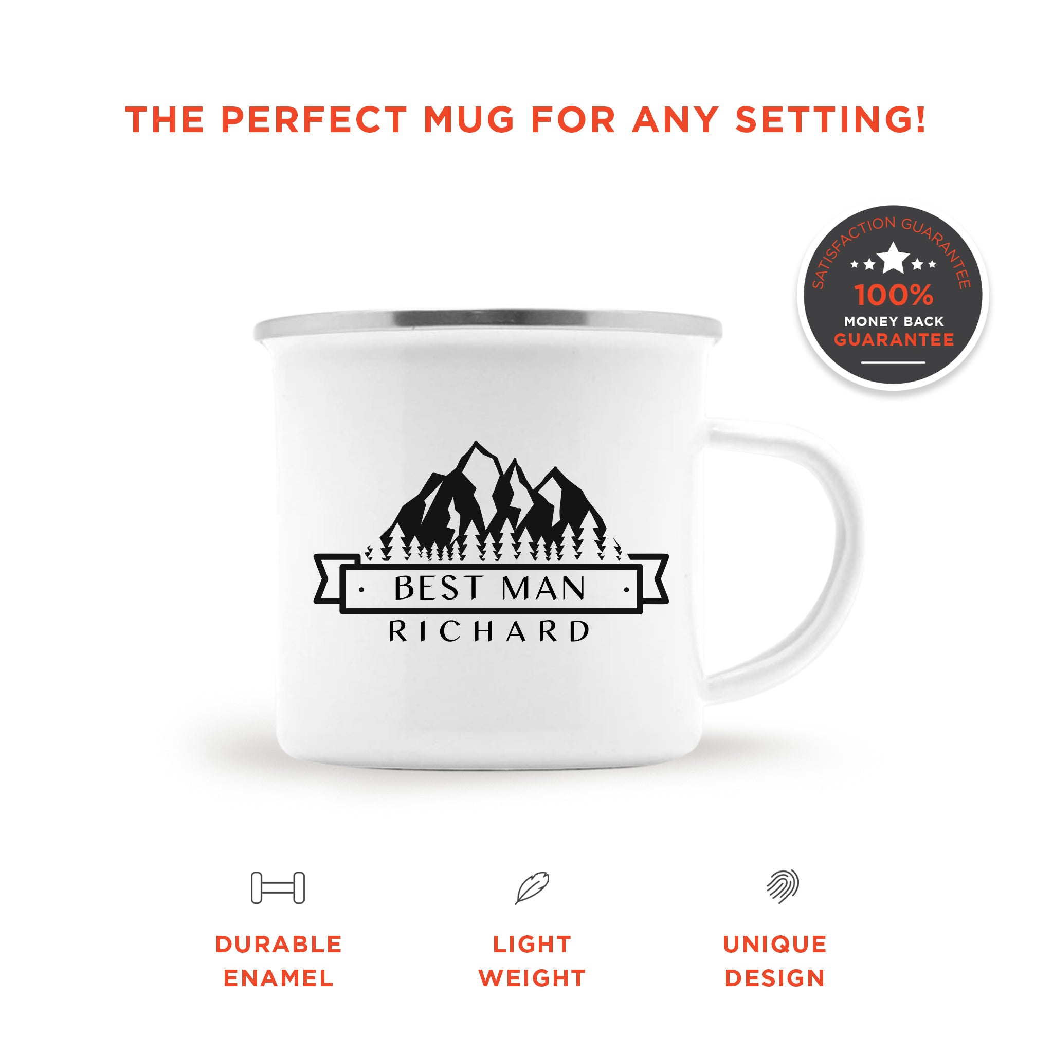 Personalized Groomsman Camping Mug