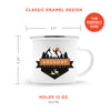 Load image into Gallery viewer, Personalized Deer Enamel Coffee Mug