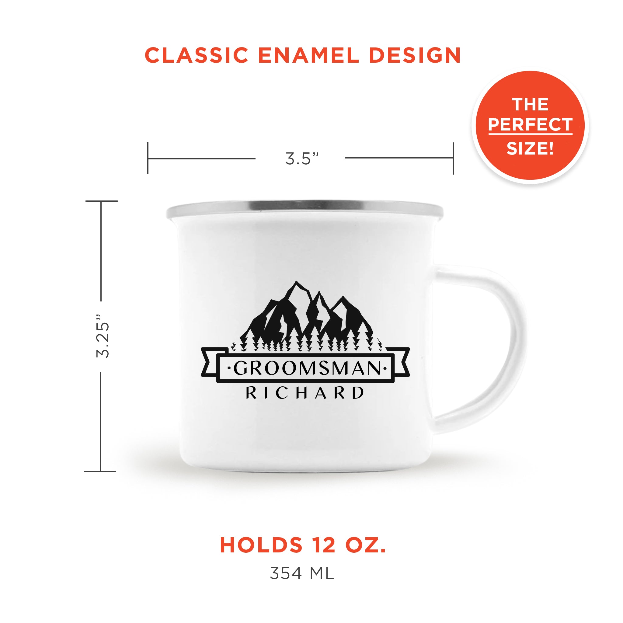 Personalized Groomsman Camping Mug