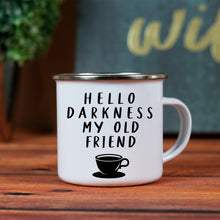Hello Darkness Camping Mug