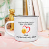 Lucky SOB Enamel Camp Mug