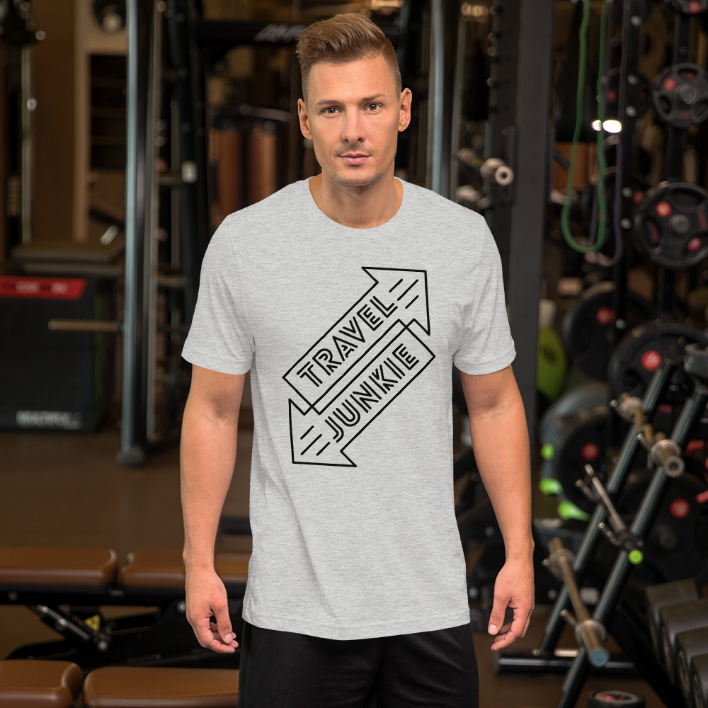 Travel Junkie Short-Sleeve Unisex T-Shirt