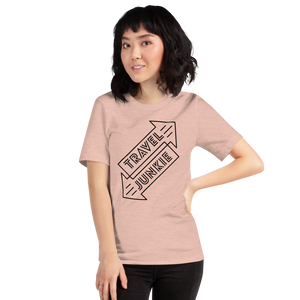 Travel Junkie Short-Sleeve Unisex T-Shirt