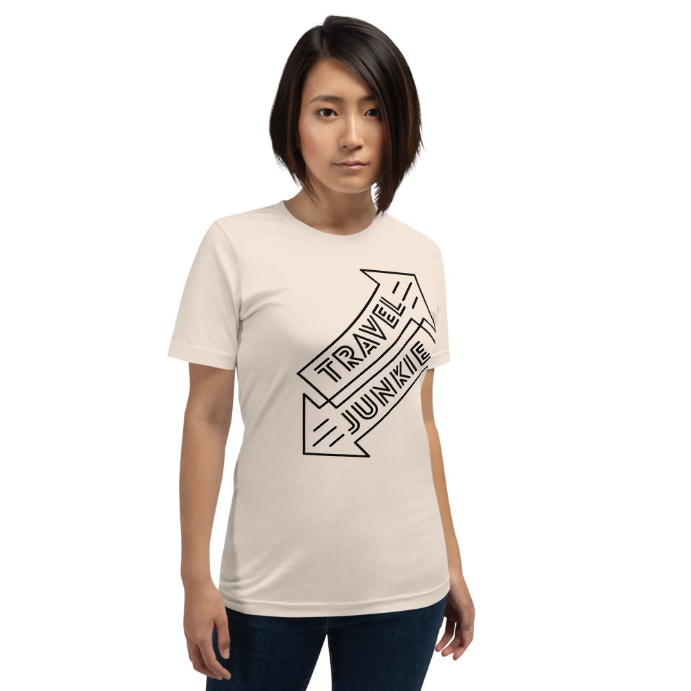 Travel Junkie Short-Sleeve Unisex T-Shirt