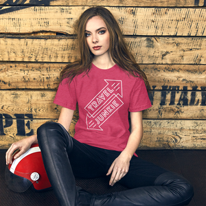 Travel Junkie Short-Sleeve Unisex T-Shirt