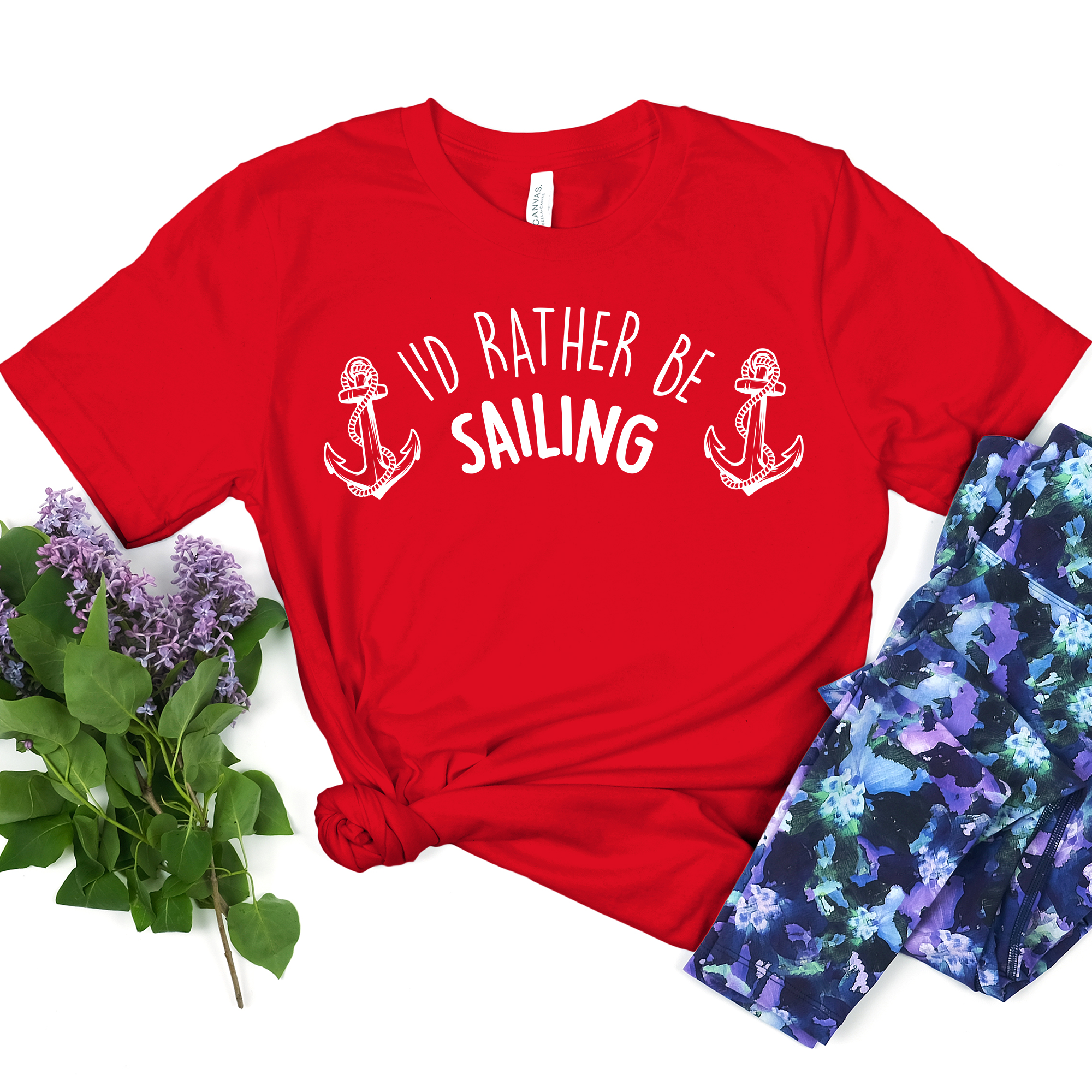 I'd Rather Be Sailing Unisex T-shirt