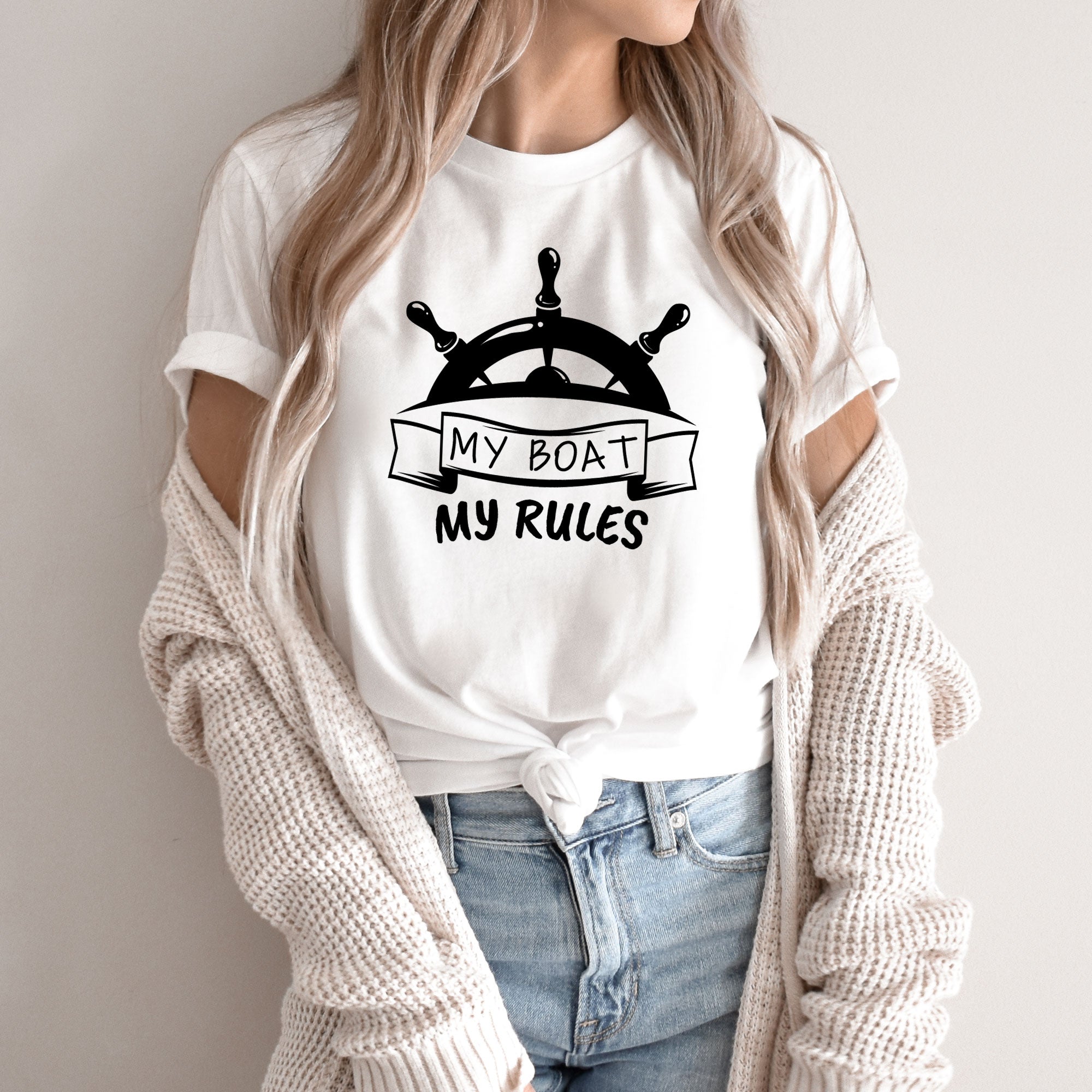 My Boat My Rules Unisex Travel T-Shirt