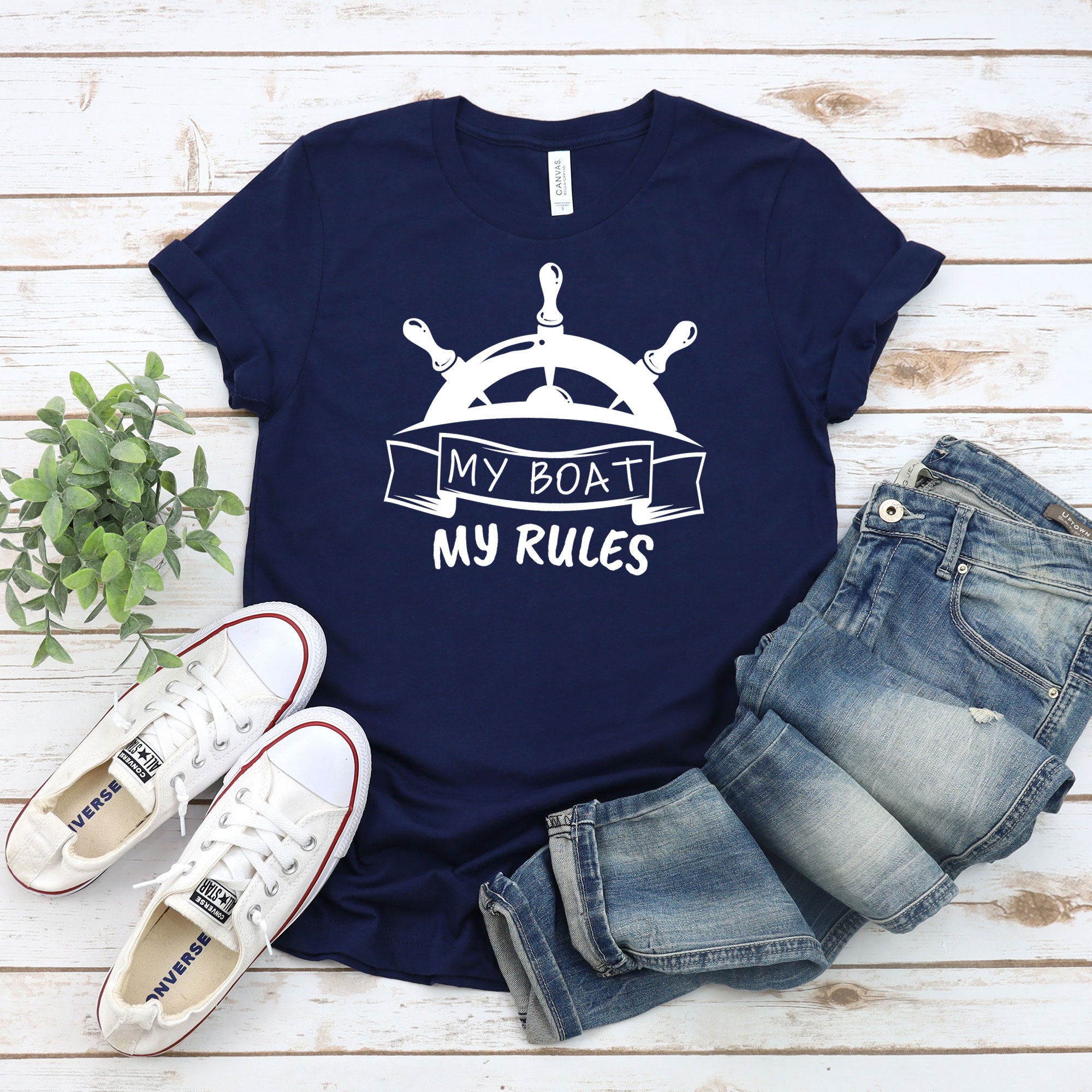 My Boat My Rules Unisex Travel T-Shirt