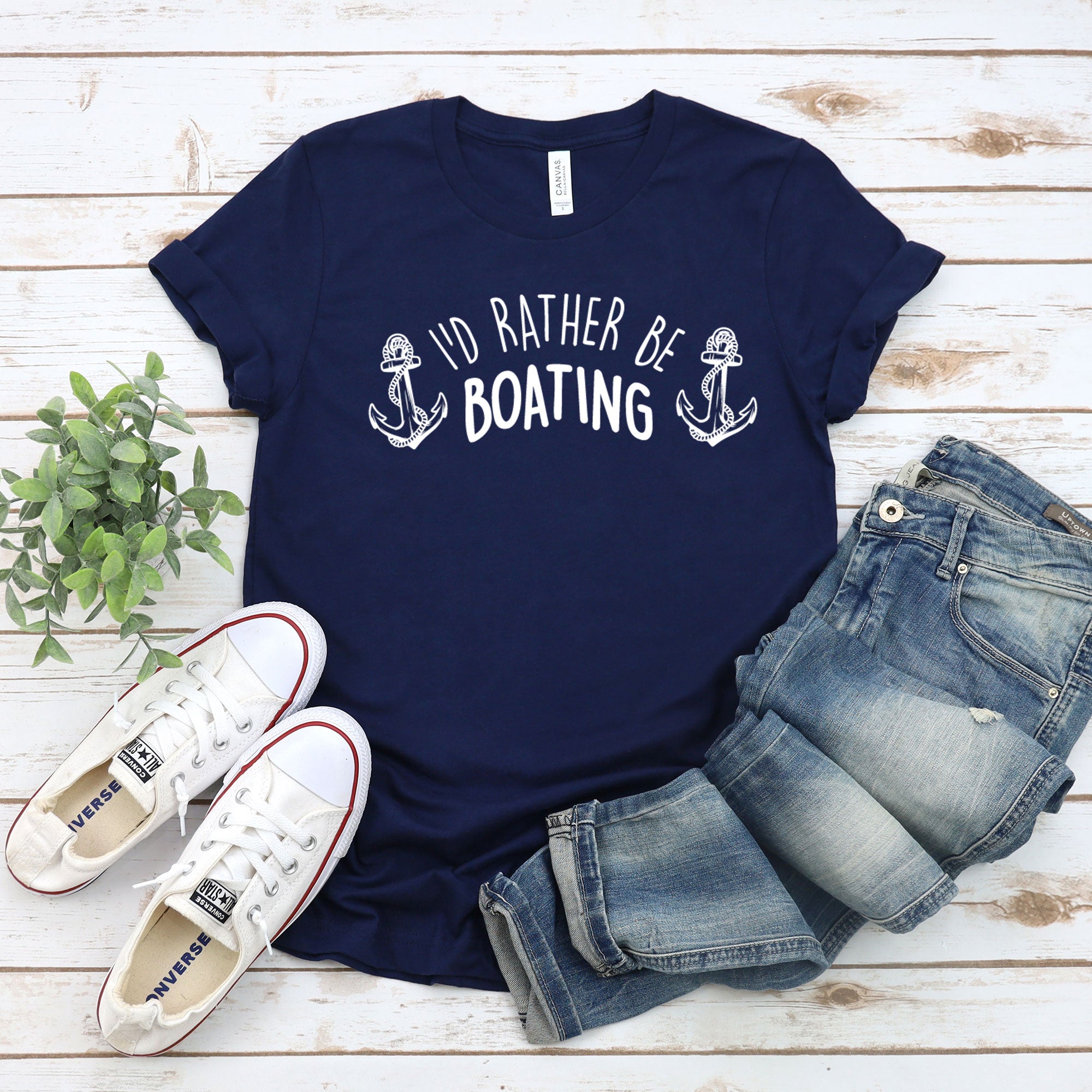 I'd Rather Be Boating Shirt