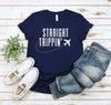 Straight Trippin - Fun Unisex Travel Shirt