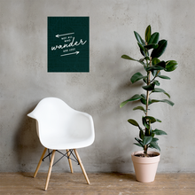 The 'Not All Who Wander Are Lost' Art Print - One-Of-A-Kind Arrows Version