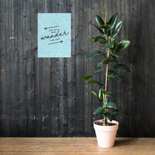 The 'Not All Who Wander Are Lost' Art Print - One-Of-A-Kind Arrows Version