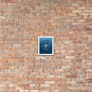 The 'Not All Who Wander Are Lost' Art Print - One-Of-A-Kind Compass Version