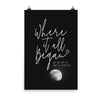 The 'Where It All Began' Wall Art - Stunning Custom Coordinates Gift