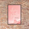 The 'Where It All Began' Wall Art - Stunning Custom Coordinates Gift