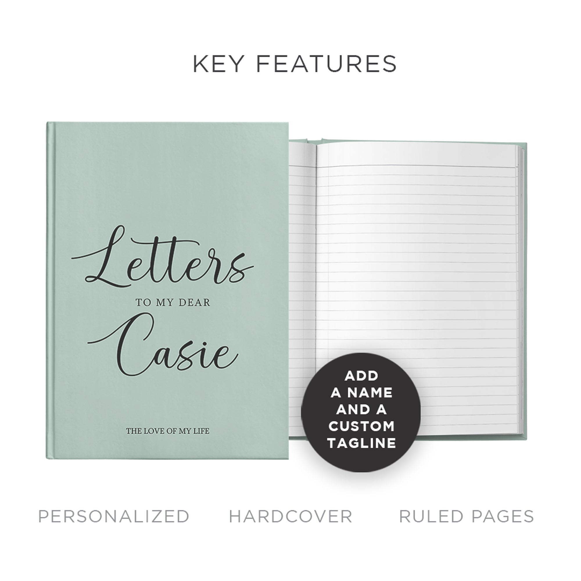 Letters To My Wife Personalized Hardcover Book