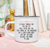 Load image into Gallery viewer, I&#39;d Walk Through Fire For You Mom Camp Mug