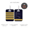 Load image into Gallery viewer, Personalized Navy Pilot Bag Tag