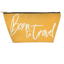 The Born To Travel Accessory Pouch - The Ideal Traveler's Cosmetic Carry & Dopp Kit
