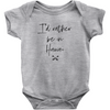 Funny Personalized Onesie - Unisex 'I'd Rather Be In' Baby Bodysuit
