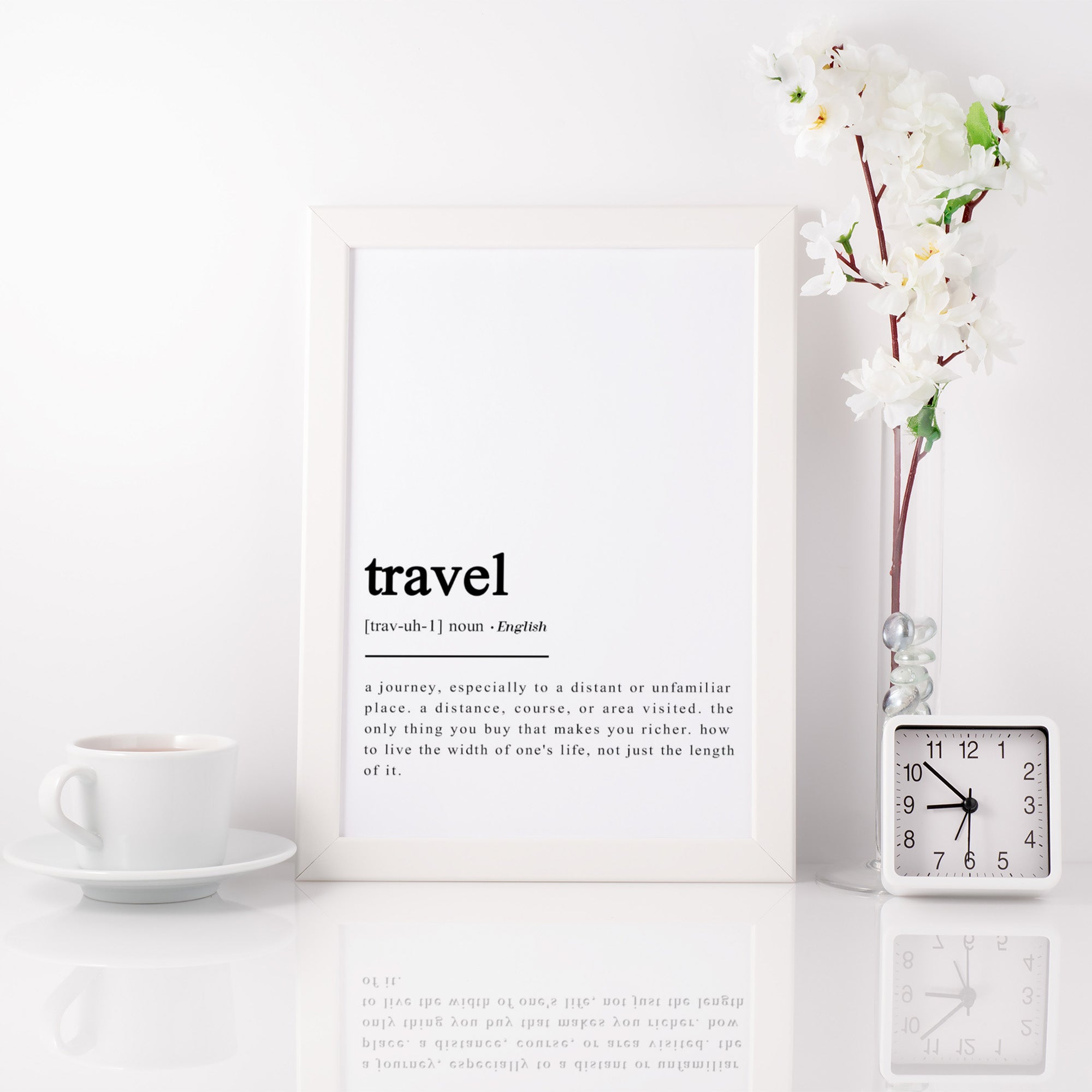 Travel Dictionary Print - Fun Travel Art For Your Home