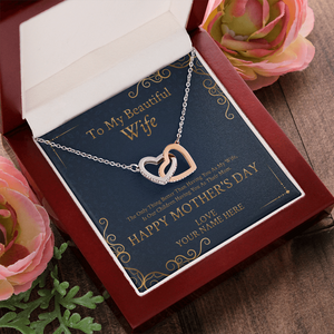 Interlocking Hearts Pendant To Wife From Husband