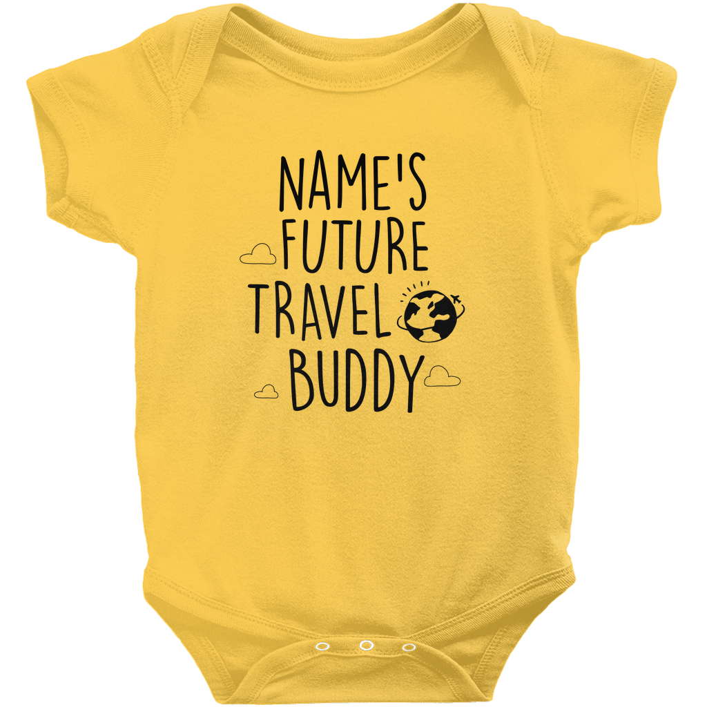 Personalized Baby Gift - Future Travel Buddy One Piece