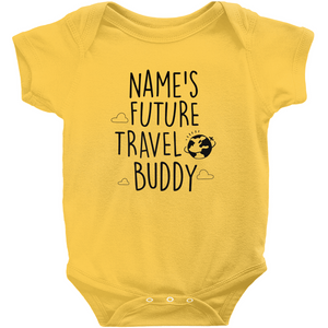 Personalized Baby Gift - Future Travel Buddy One Piece