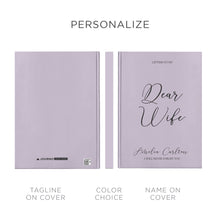 My Dear Wife Personalized Memory Book