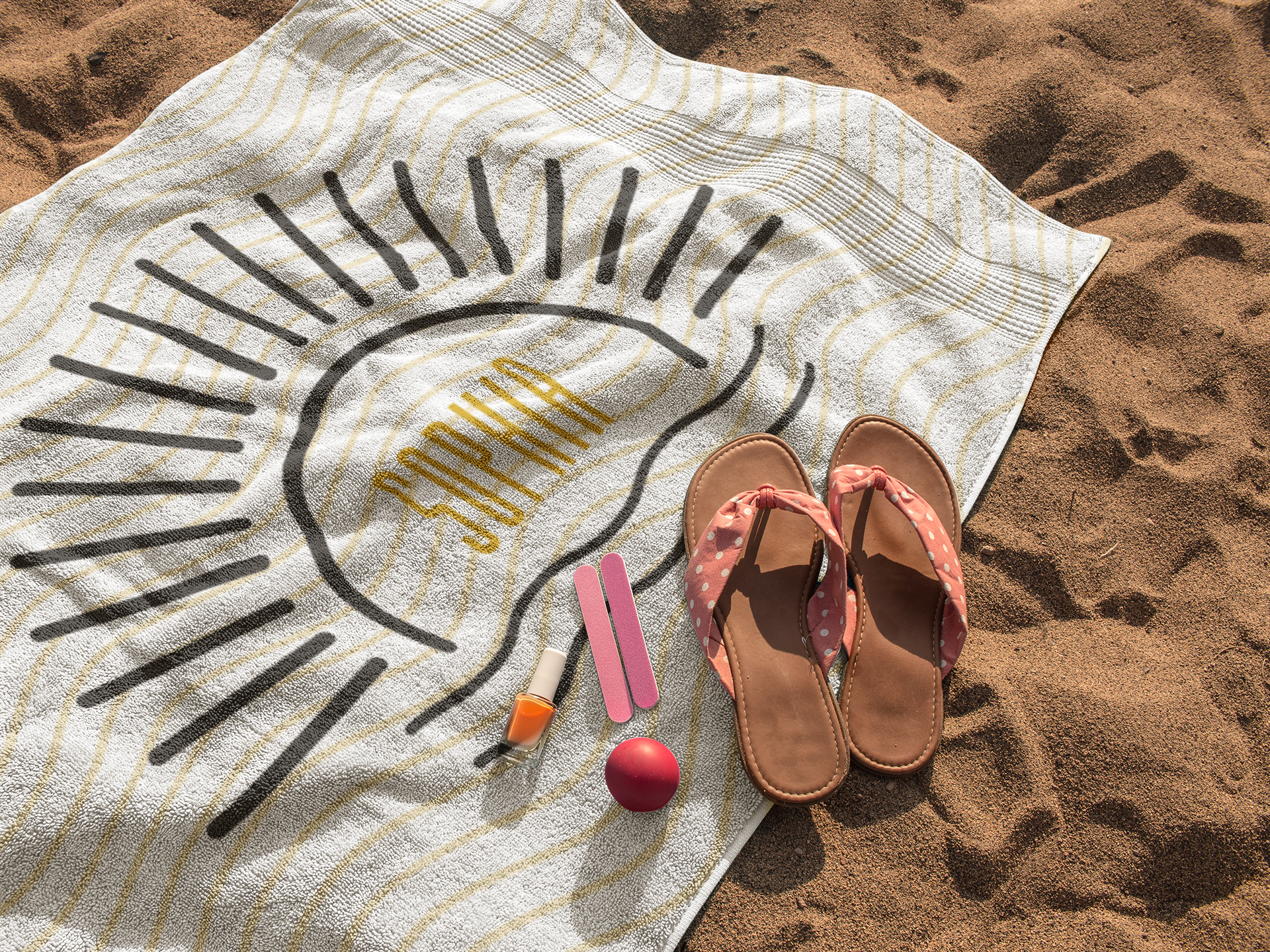 The Customized "Sun's Up" Beach Towel - A Summer Necessity!