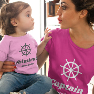 Captain & Admiral Dad & Baby Bundle (Perfect For Moms Too!)