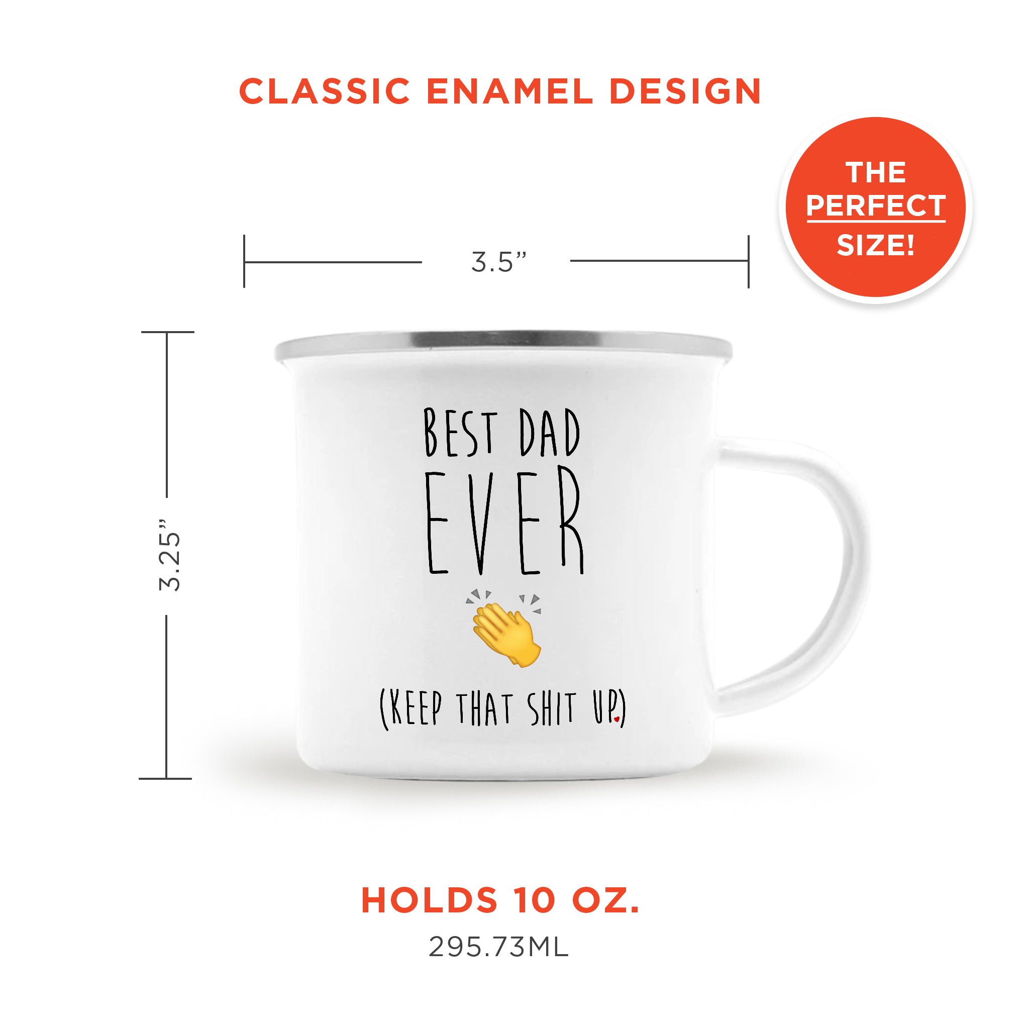 Best Dad Ever - Funny Camping Mug