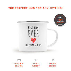 Best Mom Ever Camp Mug - Hilarious Gift For Mother's Day