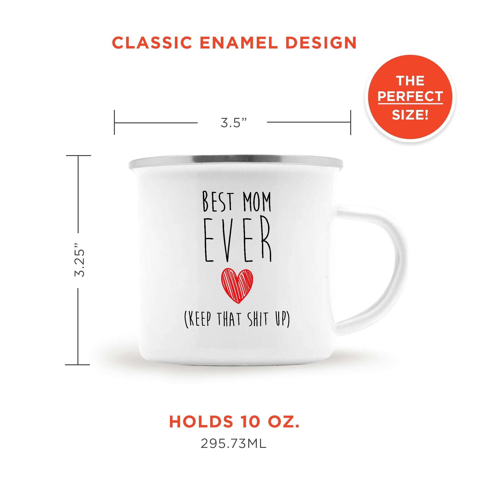 Best Mom Ever Camp Mug - Hilarious Gift For Mother's Day