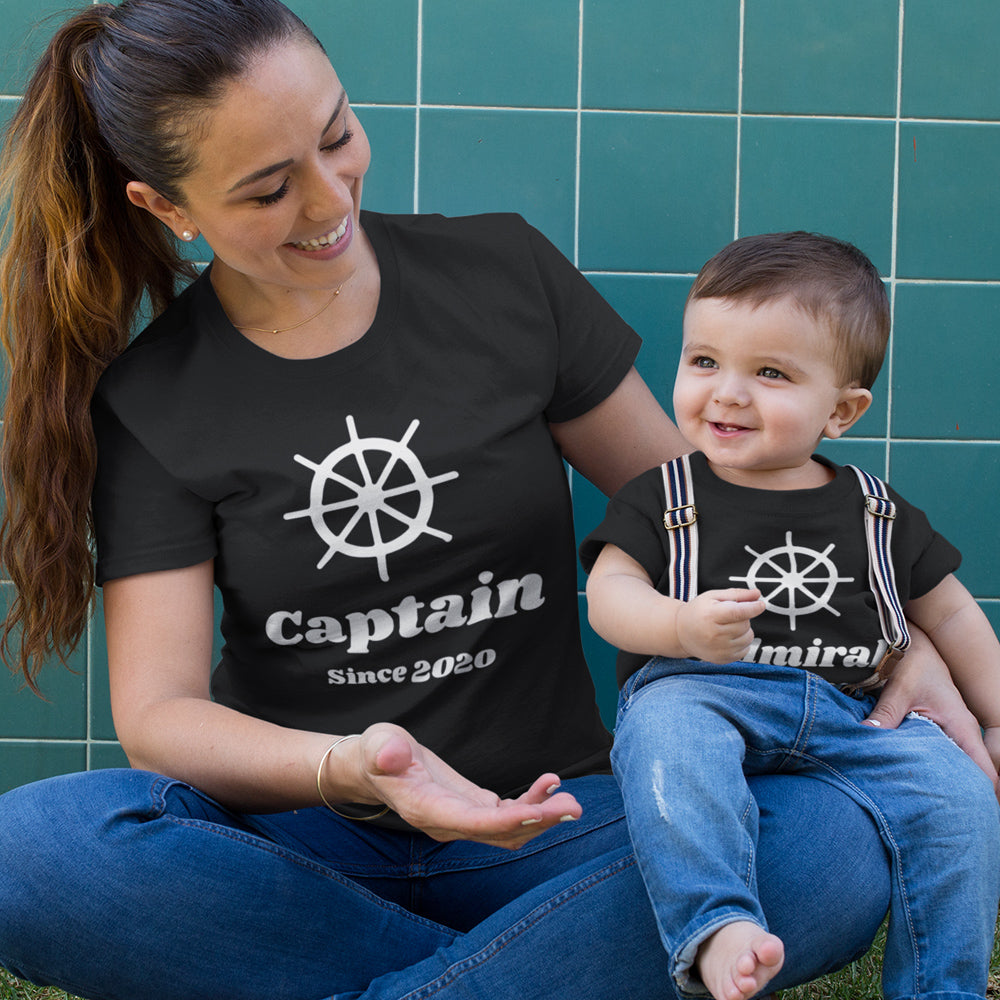 Captain & Admiral Dad & Baby Bundle (Perfect For Moms Too!)