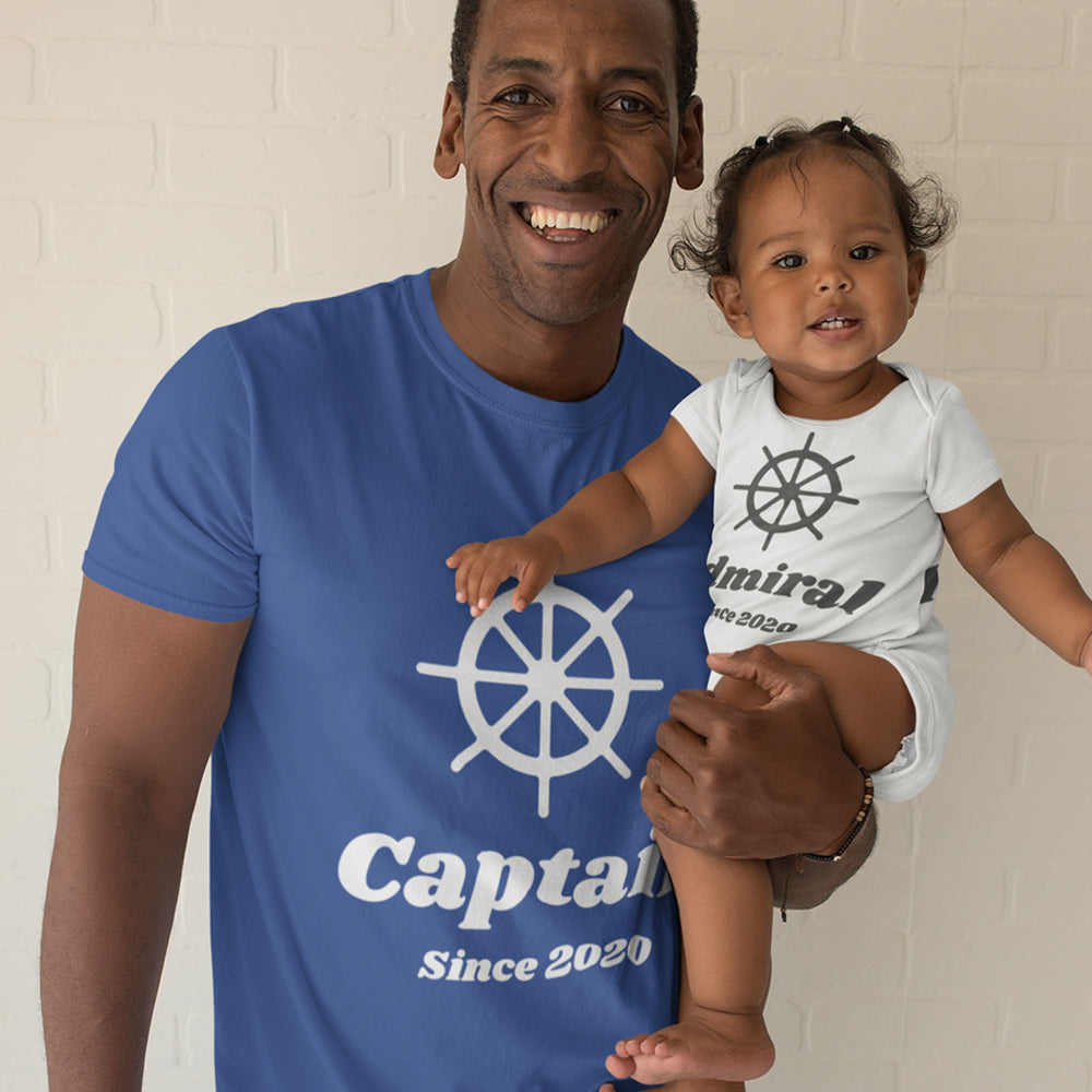 Captain & Admiral Dad & Baby Bundle (Perfect For Moms Too!)