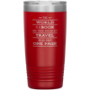 The World Is A Book Travel Mug - Stainless Steel 20oz Tumbler For All Occasions