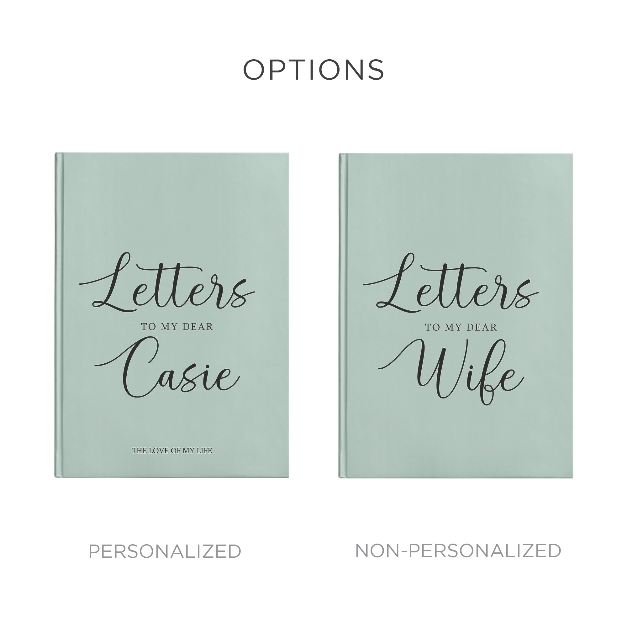 Letters To My Wife Personalized Hardcover Book