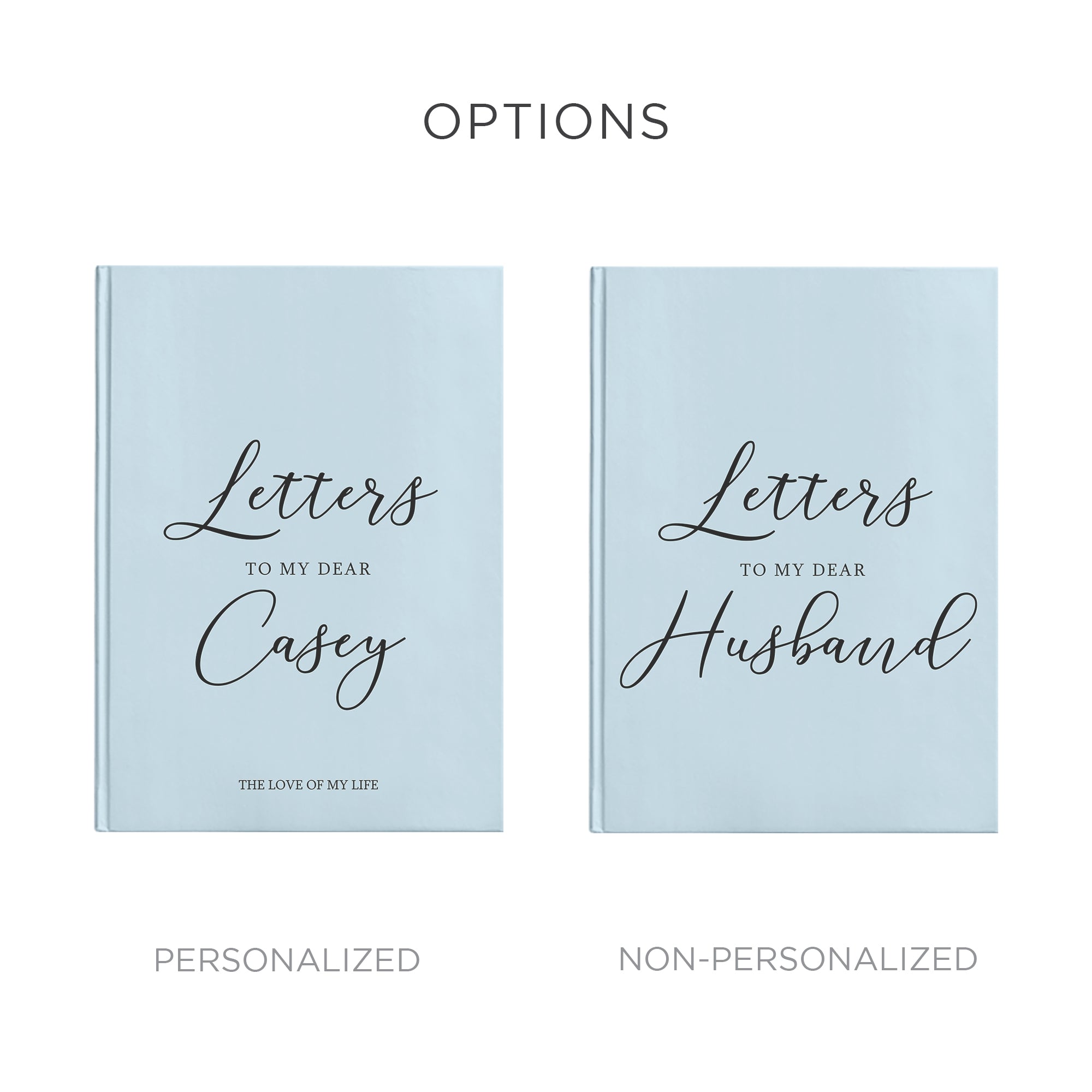 Letters To My Husband Personalized Journal