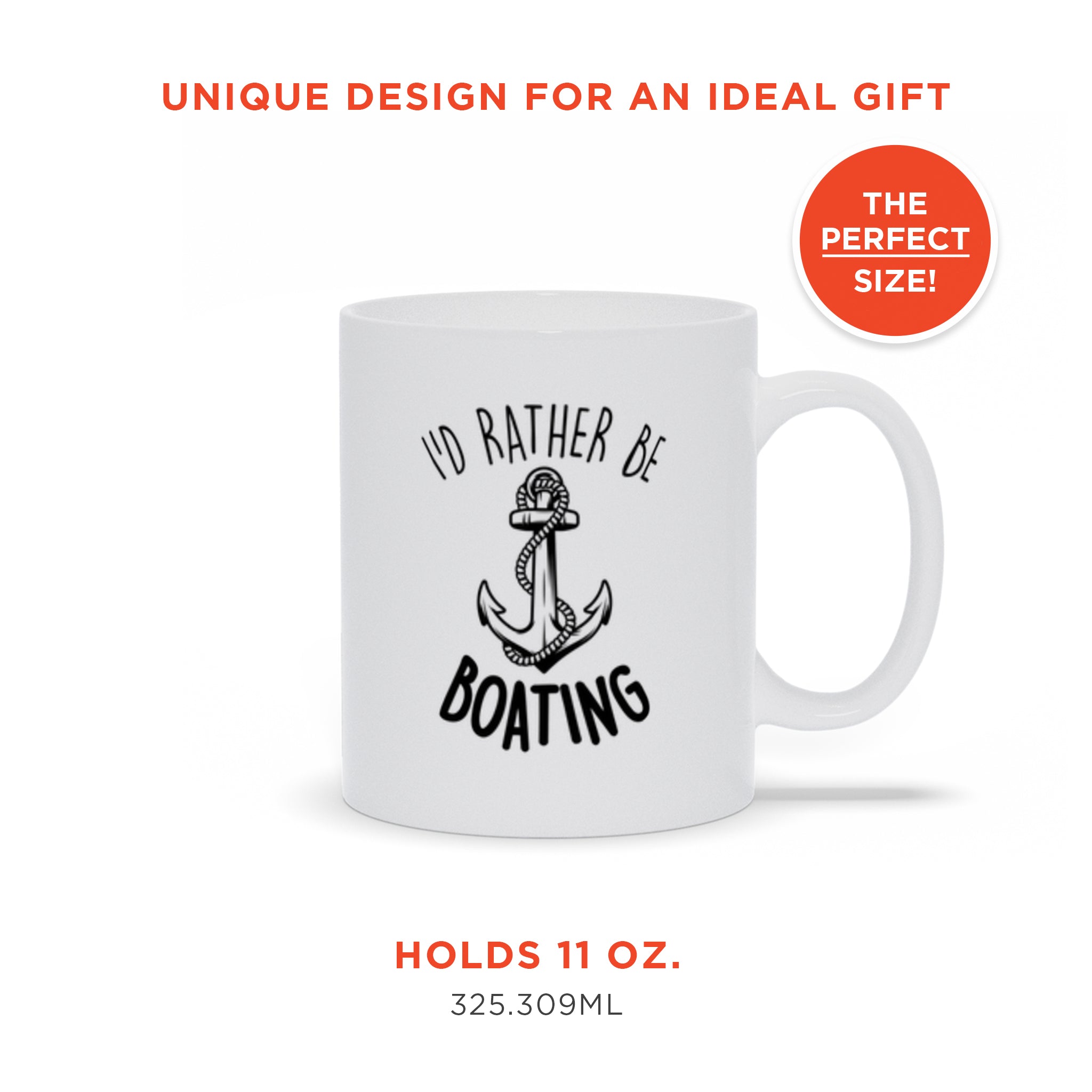 I'd Rather Be Boating Mug