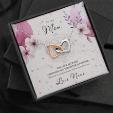 Mother And Daughter Love Forever Heart Necklace