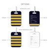 Load image into Gallery viewer, Personalized Navy Pilot Bag Tag