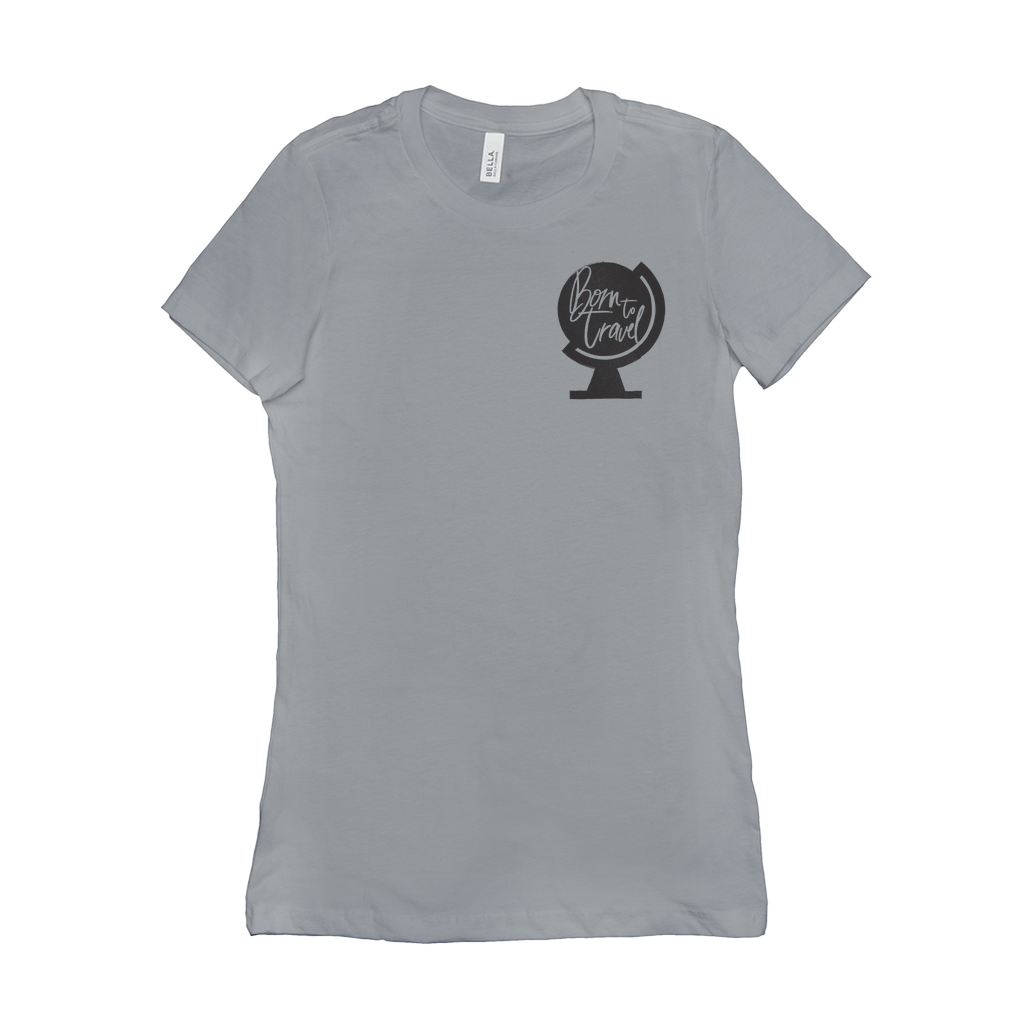 The Born To Travel Women's T-Shirt - Cool Tee For Any Wanderer. Original Version!