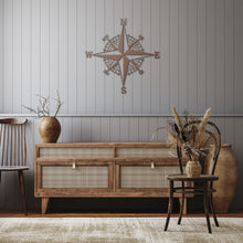 Classic Compass Rose Wall Art - Nautical Home Decor