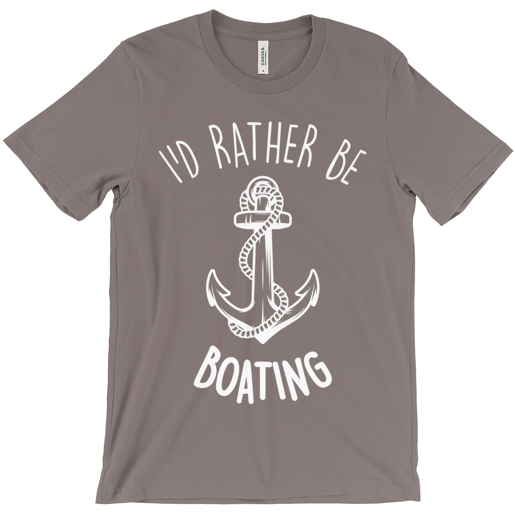 I'd Rather Be Boating - Anchor T-Shirt