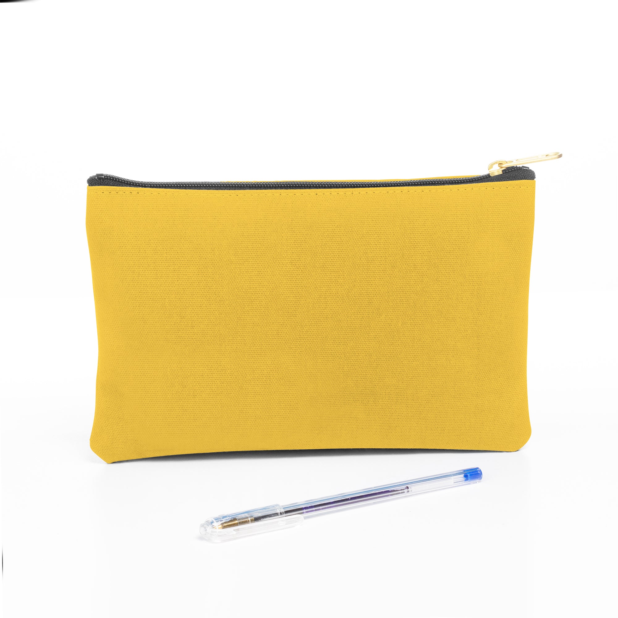 Canvas Zippered Pouch: Travel Jewelry Case, Purse Accessories