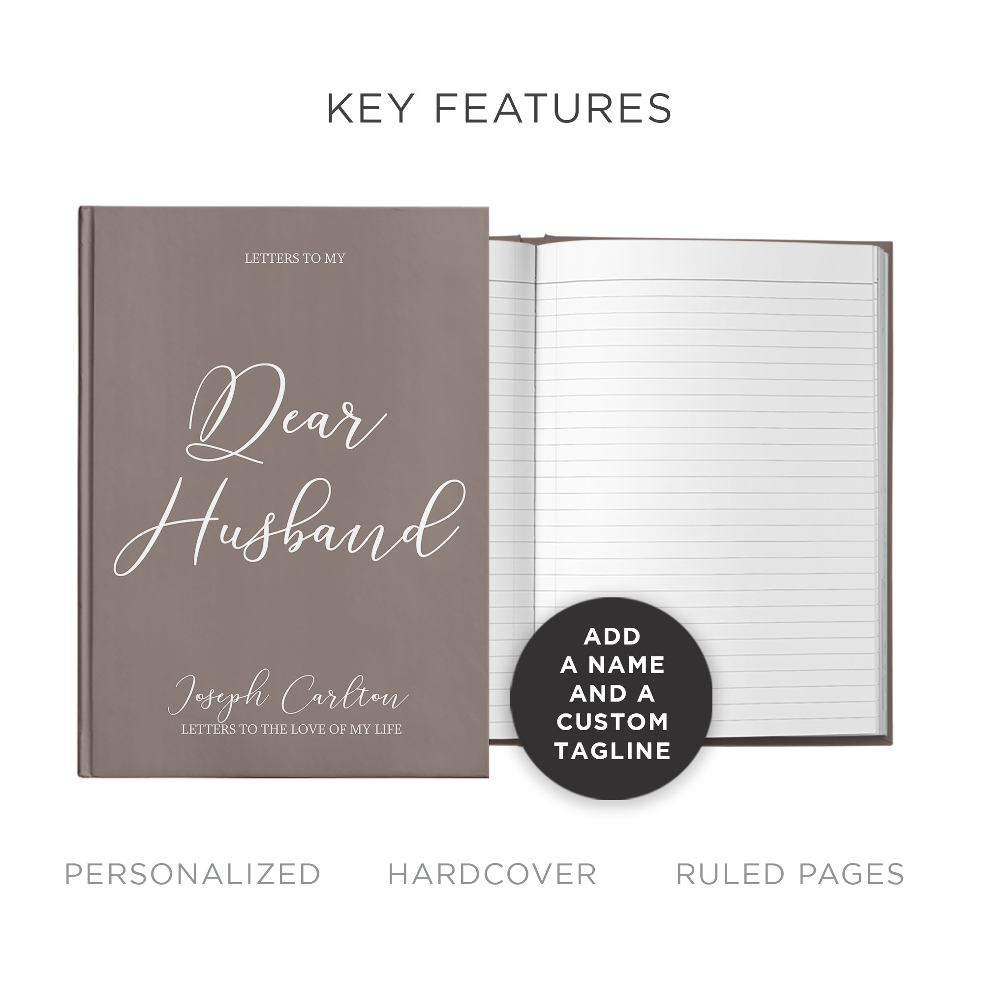 Husband in Heaven Memorial Journal