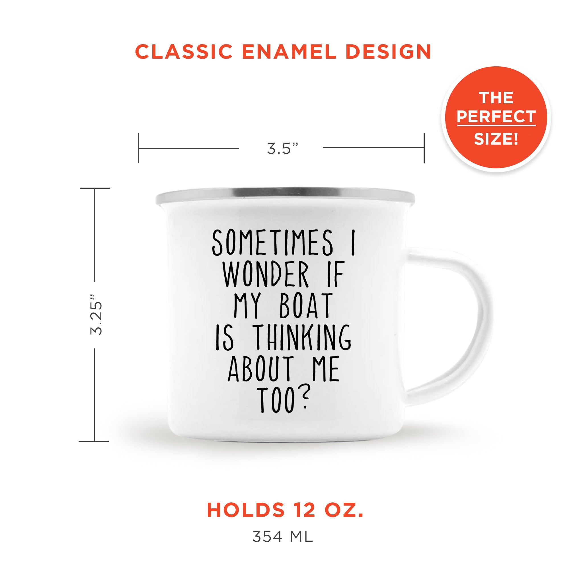 Sometimes I Wonder Custom Camping Coffee Mug