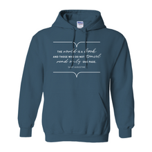 The World Is A Book Unisex Hoodie - Insanely Cozy Pull Over With One-Of-A-Kind Design